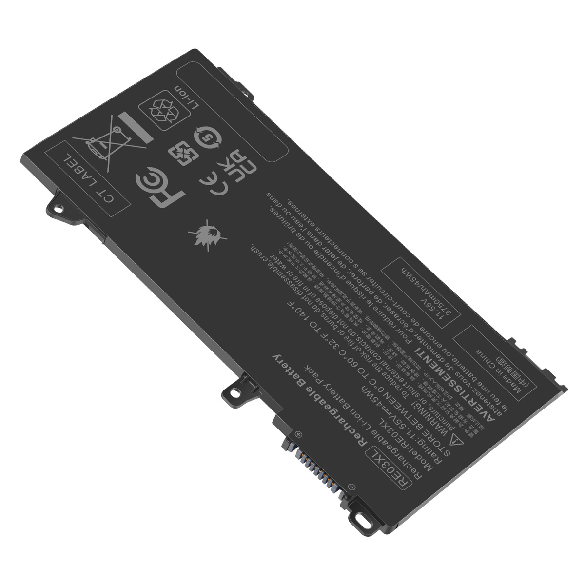 Batteria TSLUCK RE03XL RF03XL 11,55V 45Wh Per HP ProBook 430 440 450 445 455 G6/G7 E ZHAN 66, Sostituisce L32656-005 E HSTNN-DB9A