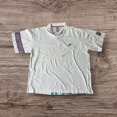 Vintage Nike Challenge Court Polo   90s Andre Agassi Style