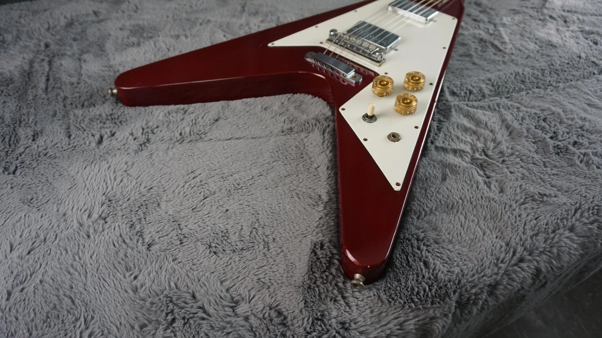 HOLLY エレキギター　フライングブイ Holly Flying V - Cherry Electric Guitar Kiso Suzuki | eBay