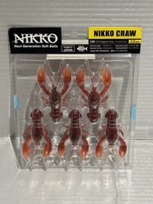 Nikko Craw Creature Bait 3.2”  Magma Craw