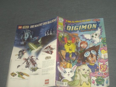 DIGIMON COMIC HEFT NR.50 + SPIELZEUG