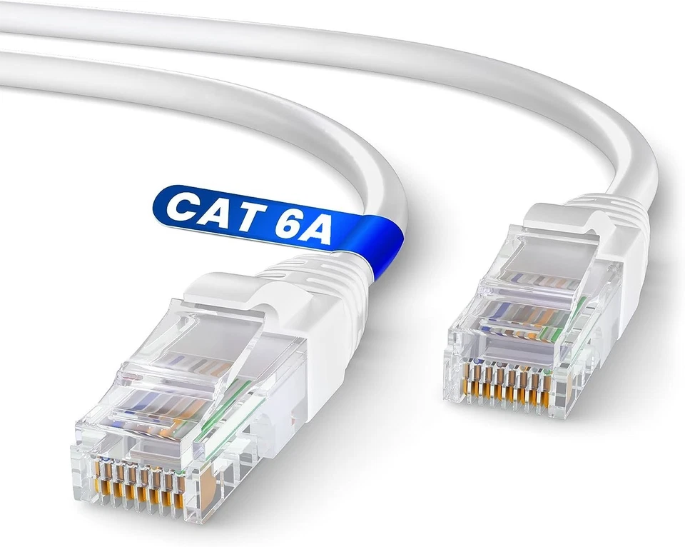CAVO DI RETE ETHERNET 10 METRI 10 MT LAN PLUG RJ45 UTP CAT6A LAN ROUTER NEDIS IT