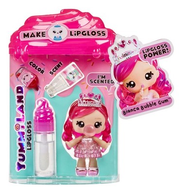 Yummiland Lipgloss Doll- Bianca Bubblegum, Ages 4+ 1 Count (Pack of 1)