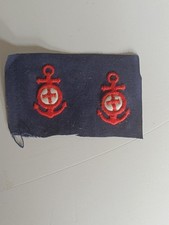 Marina militare fregio patch infermiere cotone blu militaria esercito