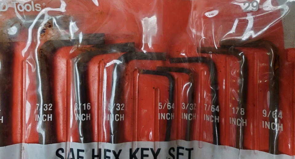 KD Tools 9 peças padrão braço curto conjunto de chaves sextavadas #29 - Imagem 2 de 3