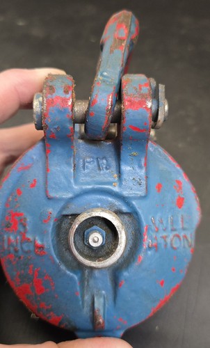 4 Ton Bail Snatch Block Hoist Rig-ging Shackle Wire Rope 3" Pulley - Picture 7 of 7