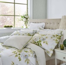 Sanderson Double Duvet Cover Adele Pear Cotton Sateen