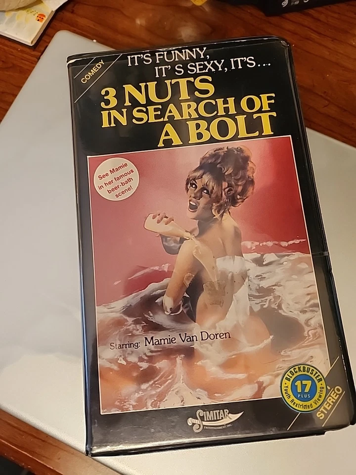 3 NUTS IN SEARCH OF A BOLT VHS SIMITAR CLAMSHELL MAMIE VAN DOREN TOMMY NOONAN - Image 2 of 4