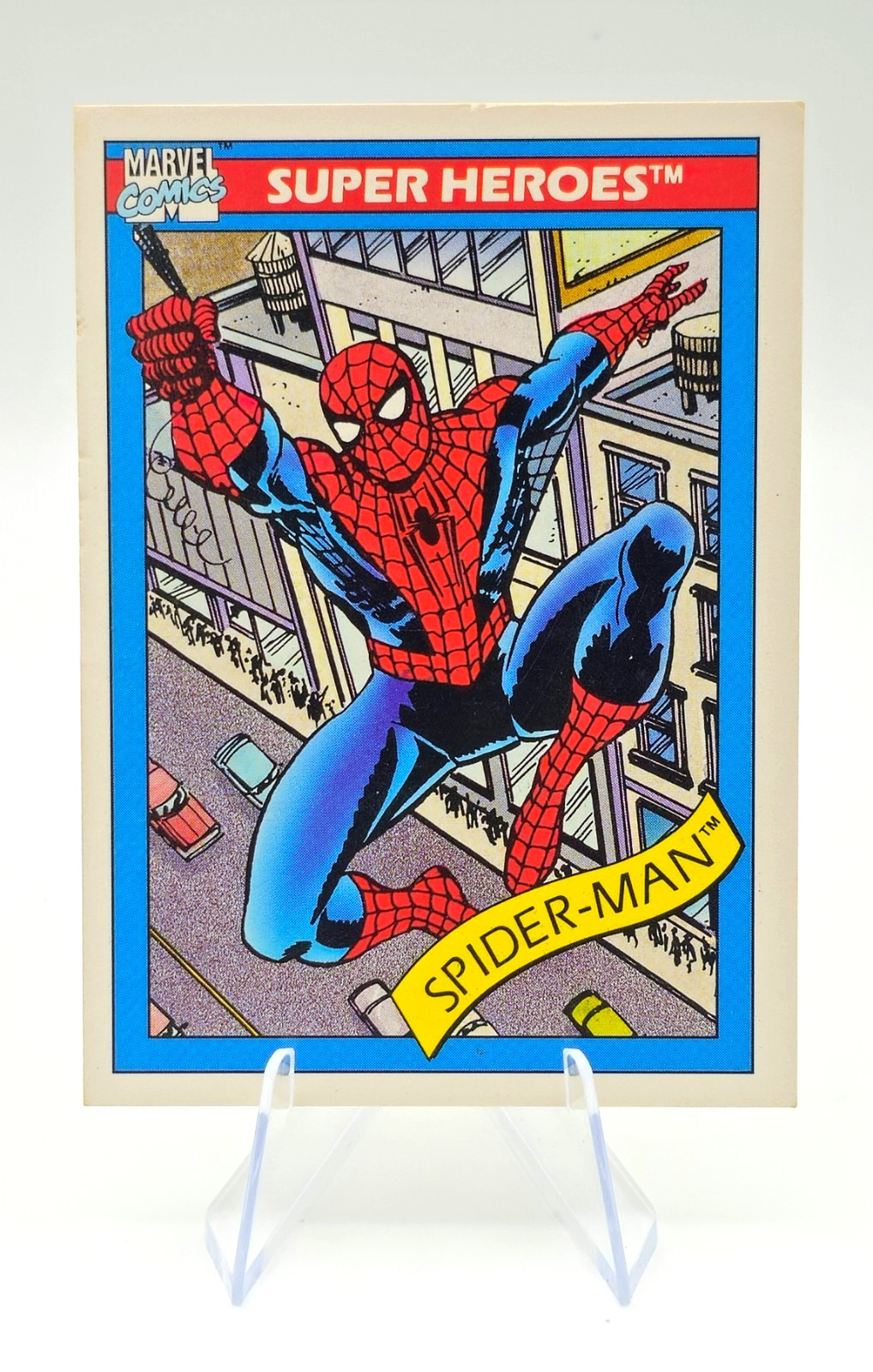 Spider-Man 1990 Impel Marvel Universe I #29 Spider-Man