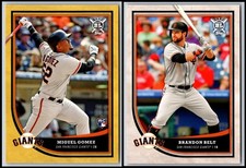 2018 Topps Big League San Francisco Giants (2) Card Lot - ADD SOME MAGIC TO Y...
