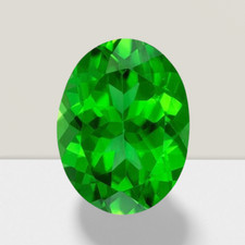 Green Tourmaline Oval Cut Gemstone 0.60 Cts - 6x4 mm VVS Loose Gem 