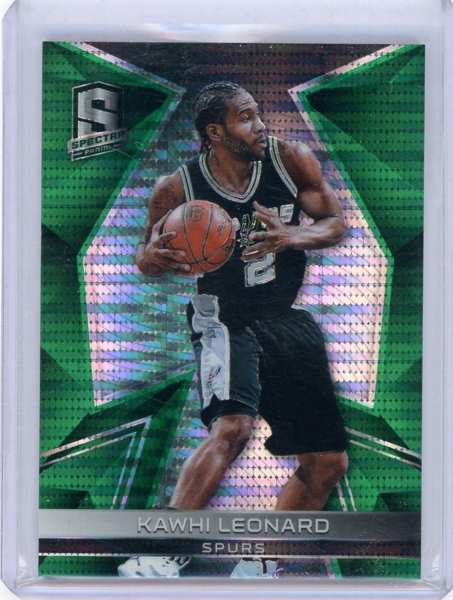 2016-17 Panini Spectra Emerald #23 Kawhi Leonard No 2 of 5