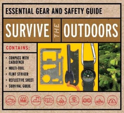 Editors of Chartwell Books Survive the Outdoors Kit (Mixed Media Product)