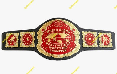 NEW World Class Heavyweight wrestling CHAMPIONSHIP BELT ADULT SIZE 2mm BRASS