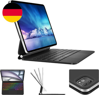 Deutsches QWERTZ Magic Keyboard Case Für Ipad Pro 12,9 Zoll (3., 4., 5., 6. Gen)