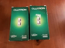 2 Lot Lutron Ariadni/Toggler LED+ Dimmer 150-Watt Single-Pole/3-Way AYCL-153P-BL