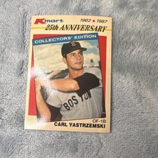 Topps Carl Yastrzemski #11 Boston Red Sox MLB Baseball 1987 Kmart 25th Annive…