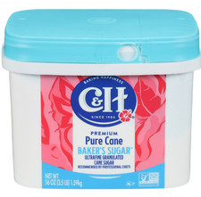 C&H Pure Cane Ultrafine Granulated Bakers Sug...
