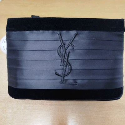 Damen Samt Tasche. Abend Cloud. Saint Laurent. Schwarz. - Bild 1 von 4