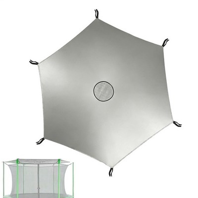 6 12 Fuß Trampolin-Sonnenschutzabdeckung, Trampolin-Zubehör, Outdoor-Trampol