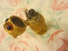 Vintage Florenza Owl Cigarette Lighter Brown Eyes, untested — photo 5