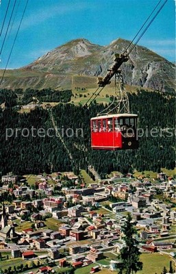 Cable car Braemabueel-Jakobshorn Davos Strela Schiahoerner 