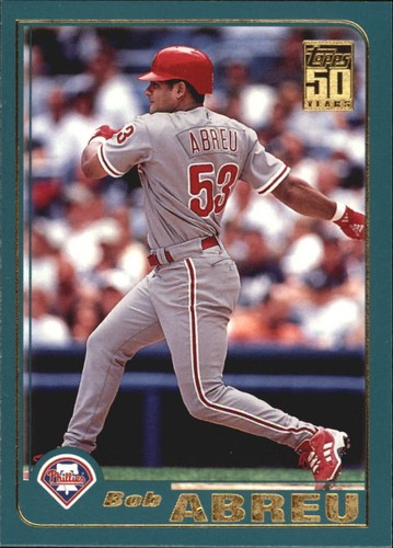 2001 Topps Bob Abreu #487 card