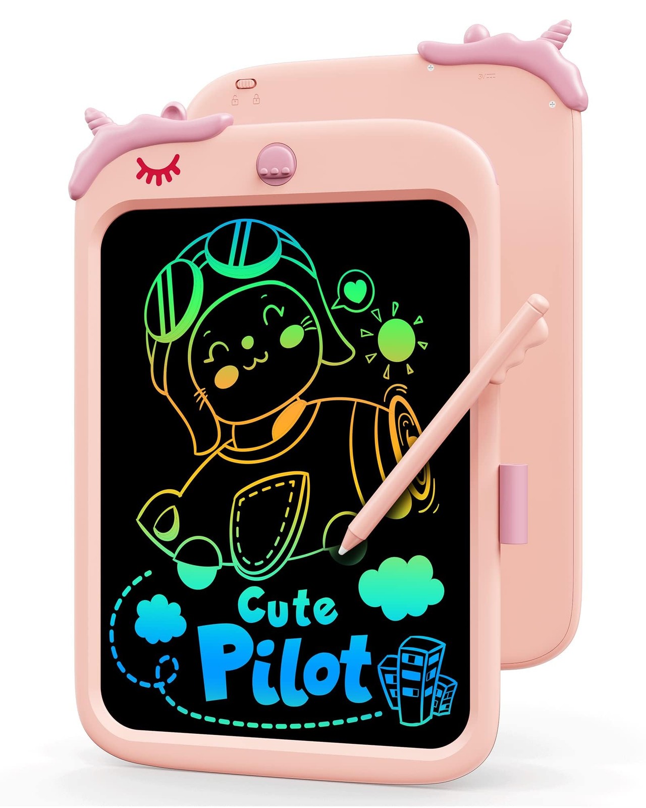KOKODI LCD Drawing Tablet for Kids, Kids Drawing Board, 10 inch Magnetic Doodle