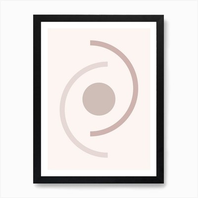 Lichtkreis Kunstdruck gerahmt Wandbild Poster Leinwanddruck Bild
