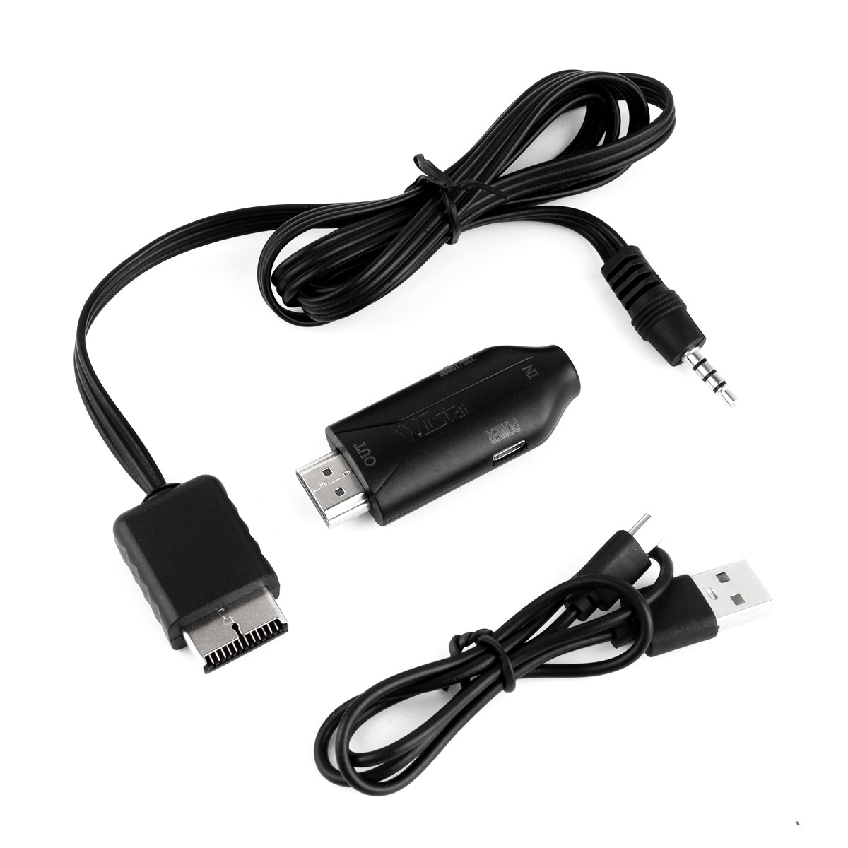 ​New PS1 PS2 to HDMI Converter Adapter 1080P w/ USB Power Cable for Playstation​