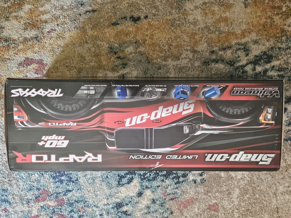 Camión Traxxas 101076 rojo Ford F150 Raptor R 4x4 VXL 1 10 escala profesional embalaje original Foto 2 de 4