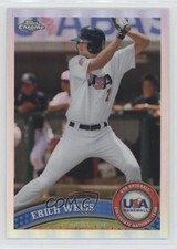 2011 Topps Chrome Refractor 206/999 Erich Weiss #USABB22 3c7
