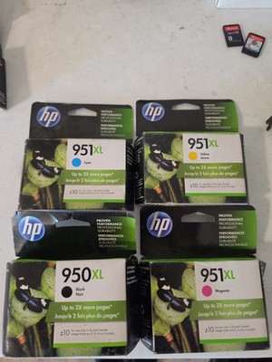 Genuine HP 950XL 951XL Ink Set OEM Sealed Expired 2019 (950XL Black + 951XL CMY)