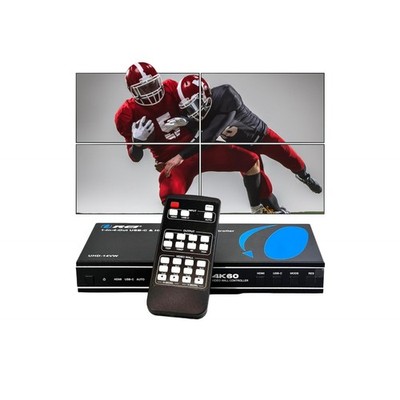 OREI 4K 2x2 HDMI or USB-C Video Wall Controller Processor Display Upto 4K 60h...
