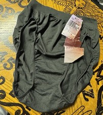 VINTAGE BARELY THERE SECOND SKIN PANTY   SIZE 6 / 7  BLACK