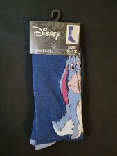 Disney Winnie the Pooh Eeyore Crew Socks Adult Size 9-13 Unisex Fun Novelty New