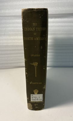 #ad ORIGINAL 1952 Book The Indian Tribes Of North America by John R. Swanton maps $12.95