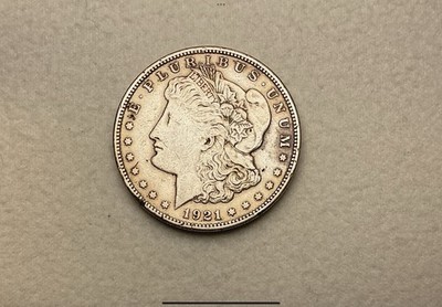 1921-S Morgan Silver Dollar #2848 Soft & Silky Charlet, Very-Fine *FREE SHIPPING