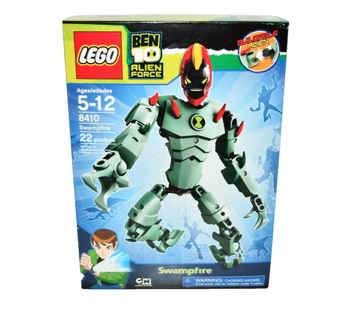 Lego Ben10 ~ 8410 Swampfire ~ Retired - Sealed - See Photos ~ Read Desc ~ NEW