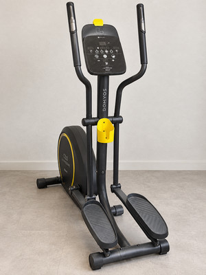 Domyos C3.0 X09 Crosstrainer Bluetooth 9 Programme schwarz gelb