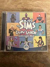 The Sims Livin Large Expansion Pack Pc Cd-ROM Video Game T-Teen Untested