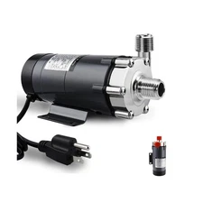 FERRODAY Wort Brewing Pump, Stainless Head Magnetic Drive Brew Food Safe Wate...