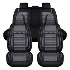 Schwarz Kaffee PU Leder Autositzbezüge Luxus Auto für Porsche 5-seats