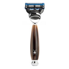 M HLE VIVO Brown Horn Resin 5Blade Razor