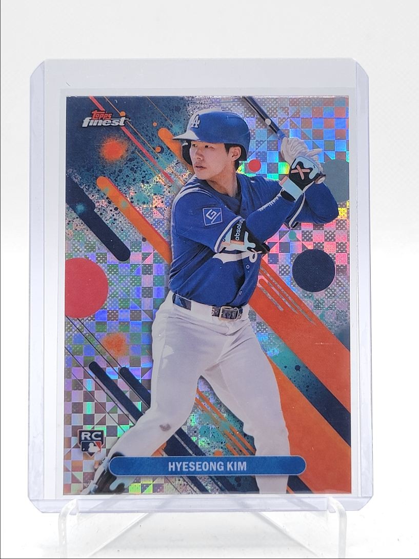 HYESEONG KIM 2025 TOPPS FINEST COMMON ROOKIE CHECKERBOARD RC Q5547