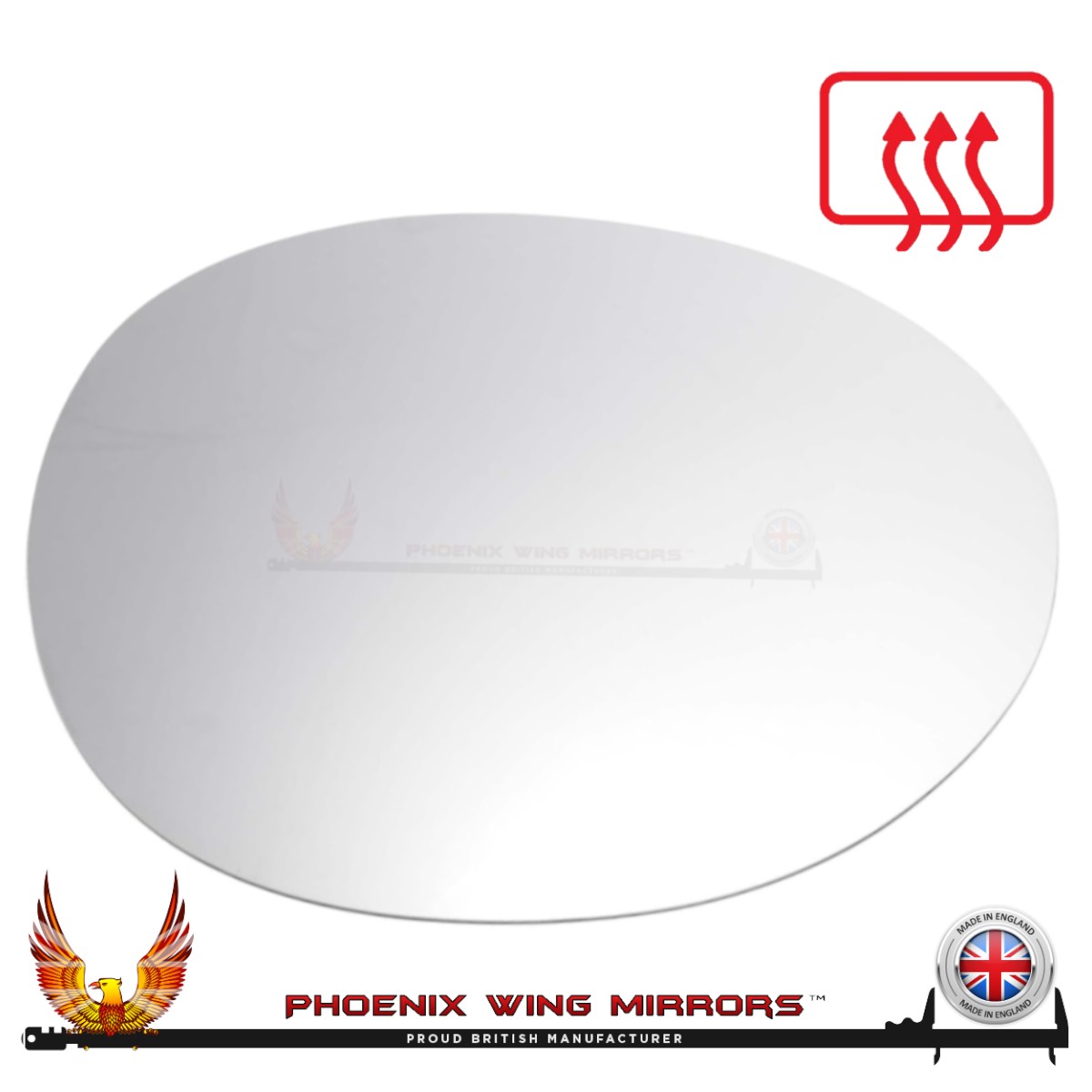 For Mini F56 Hatchback Wing Door Mirror Glass 2014-2024 Heated Base Right Hand