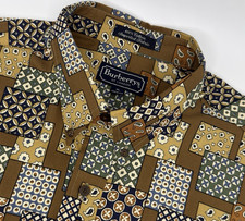 Burberrys London Vintage Shirt Men XL Brown P...