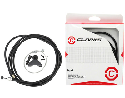 Clarks BMX Bremszugsatz Slick PTFE für BMX U-Brake Systeme schwarz -H