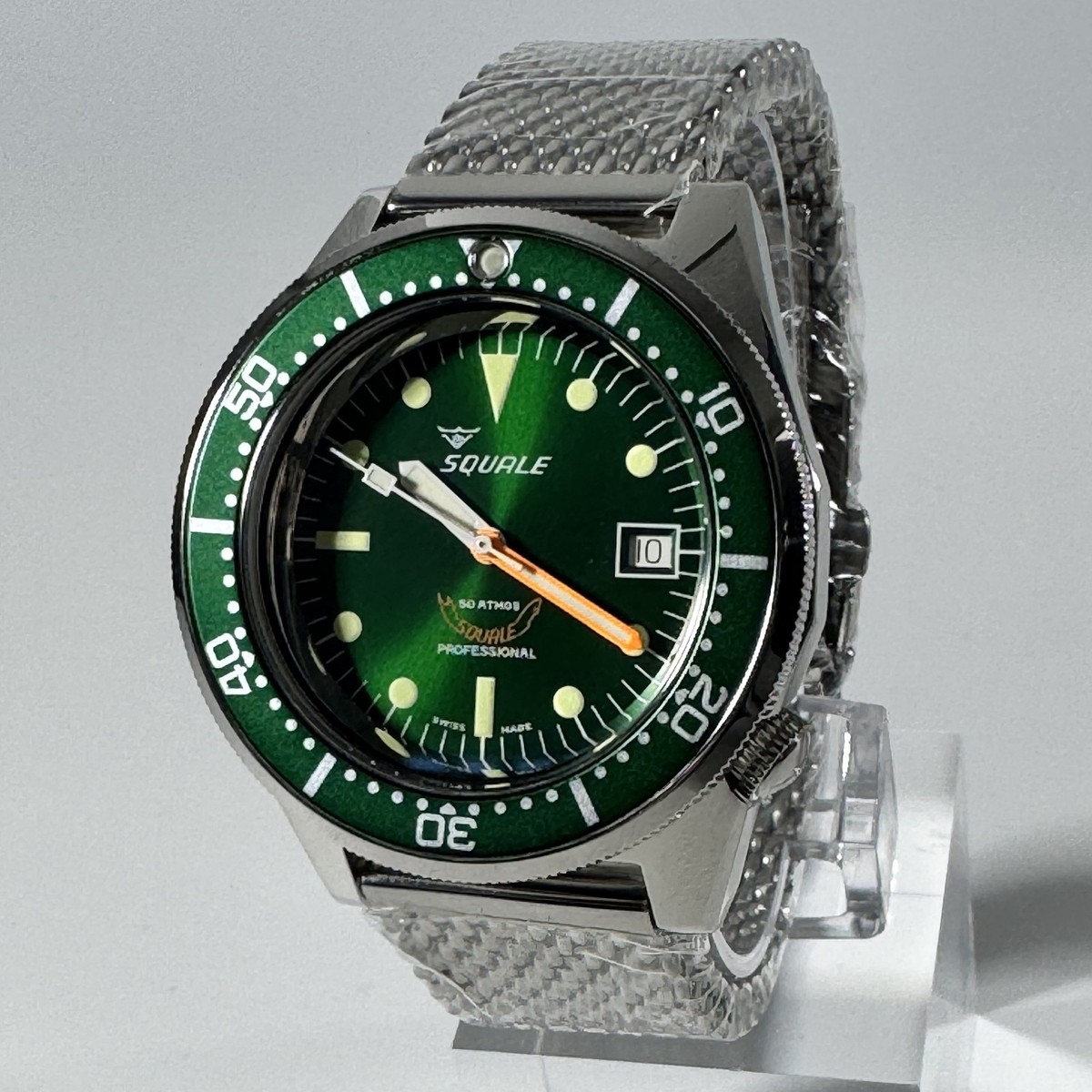 SQUALE 1521 Atmos Automatic Green Dial 500M HK Limited Edition