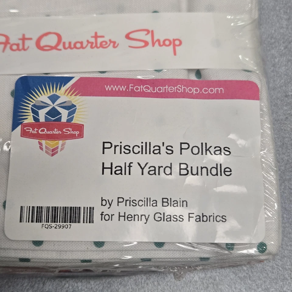 Priscilla's Polkas Fat Quarter Shop Half Yard Bundle Henry Glass Fabrics  - Image 2 of 3